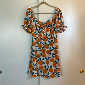Fruit print sundress